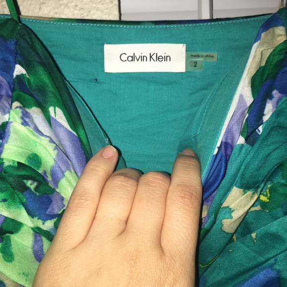 Calvin Klein dress floral - Picture 3 of 4